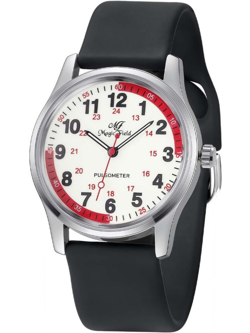 Women's Black Easy to Read Military Time Waterproof Luminous Fashion Wrist Watch